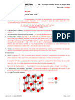 DL2-2 CHIMIE Mines-Ponts MP 2001 Le Baryum-Corrige