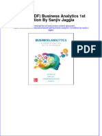 Ebook Download (Ebook PDF) Business Analytics 1st Edition by Sanjiv Jaggia All Chapter