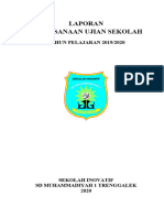 Laporan Ujian Sekolah KLS 6 2020