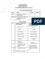 B.SC Computer Science W.E.F 2022