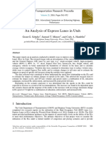 An Analysis of Express Lanes in Utah 2016 Transportation Research Procedia