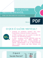 Palestra Promoção Da Saúde Mental Infantil "