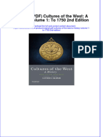 Ebook Download (Original PDF) Cultures of The West: A History, Volume 1: To 1750 2nd Edition All Chapter