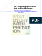 Ebook Download (Original PDF) Statutory Interpretation 1st Edition by Michelle Sanson All Chapter