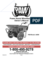 Electric Wheelbarrow Manual