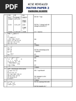 KLM S1 Maths PP2 MS