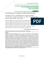 Food Fortification A Strategy To Combat With Malnutrition. Journal of Biodiversity and Environmental Sciences. 15 (3), 59-66