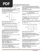 Topic 01 Stiochiometry and Mole As