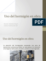 Uso Del Hormigon en Obra