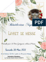 Bénédiction - Nuptiale 28 Mai 2022