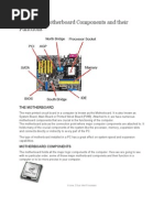 The Major Motherboard Components and Their Functions