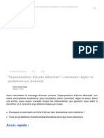 Superposition D'écran Détectée