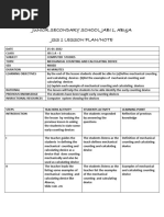 5025 - Lesson Plan For jss1 2nd WK