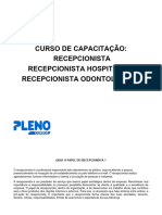 CURSO DE RECEPCIONISTA Rapidinho