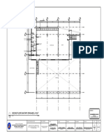 Second Floor Sanitary Drainage Layout: A B C D E