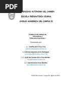 Cuaderno Trabajo de Informatica y Telecomunicaciones I