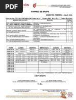 Horarios Enero 2024 OP