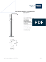 GROHE Specification Sheet 23491001