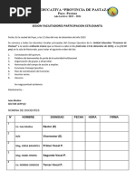 Acta Participacion Estudiantil