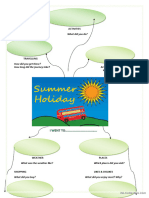 Summer Holiday Speaking Activity