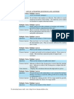 Security Analysis & Portfolio Management (MCQ, S & Short Answers)