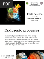 Endogenic Processes - Source of Internal Heat