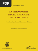 B.-J. Fouda - La Philosophie Négro-Africaine de L'existence - Col (AD)