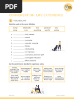 (SV) Conversation - Life Experience