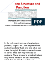 Cell Membranes Proteins and Transporters