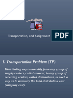 OT - Transportation and Assignment