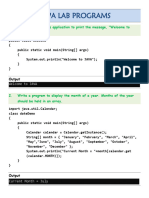 (Noc) - Java Lab Programs