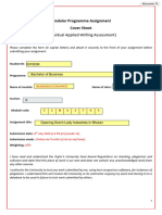 Individual Assignment Business Economics Coverpage