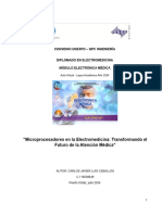 MicroprocesadoresElectrónica Medica Modulo1