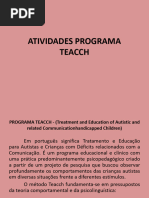 ATIVIDADES PROGRAMA Educação