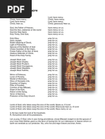 Litany of ST Joseph