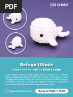 Beluga Whale Crochet Pattern - v2