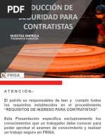 2022 Frisa Inducción de Seguridad para Contratistas