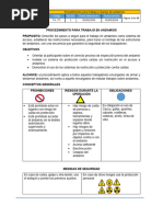 Procedimiento de Trabajo en Andamios