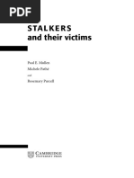 Stalkers and Their Victims: Paul E. Mullen Michele Pathé