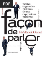 Façon de Parler Petites Et Grandes Histoires de Mes Expressions Préférées by Frédérick Gersal (1) - cgMOxLcXM8Nz7NQ