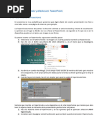 Tema 14 - Animaciones y Efectos en PowerPoint