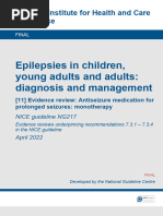 NICE Guideline 2022-Epsy in Children