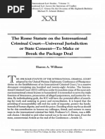 The Rome Statute On The International Criminal Court - Universal