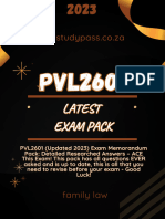 PVL2601 2023 Latest Exam Pack