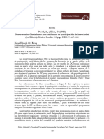 Reseña Observatorios Ciudadanos Nuevas Formas de Participación de La Sociedad