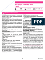 Lyphochek Assayed Chemistry Control Levels 1 and 2