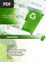 E Waste Management