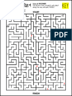 Valentine Word Maze (Answer Key)