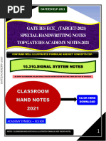 Signal System Notes Gate Academy-2021