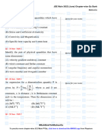 Units and Dimensions - JEE Main 2022 Chapter Wise Questions by MathonGo